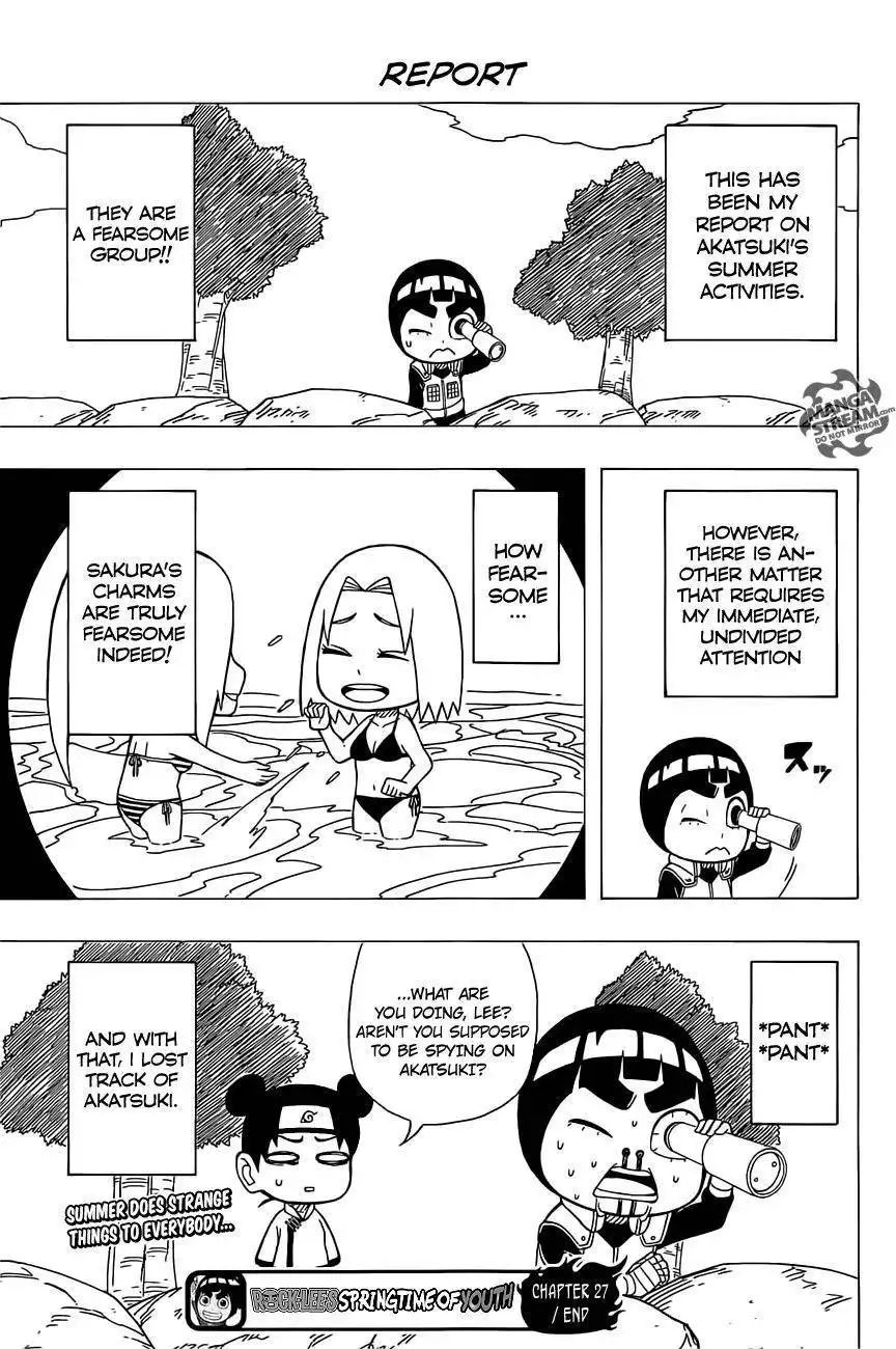 Rock Lee's Springtime of Youth Chapter 27 27